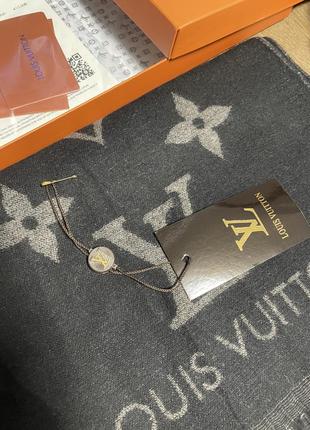 Шарф мужской луи виттон louis vuitton в подарочной коробке.2 фото