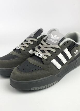 Кроссовки adidas forum low gray1 фото