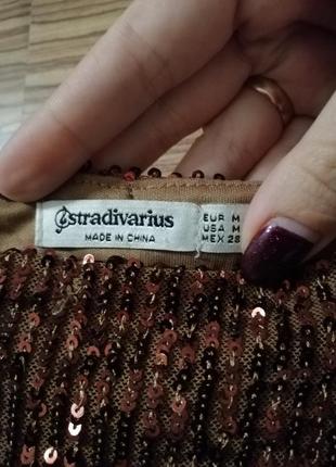Сукня в паєтки stradivarius6 фото