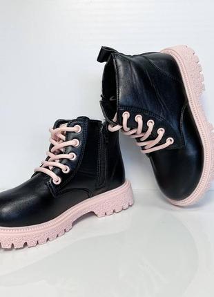 Демісезонні чобітки для дівчинки дитяче взуття весна2 фото