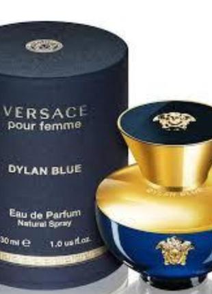 Оригинал versace dylan blue pour femme 30 ml (уверсаче благородный блю ) парфюмированная вода