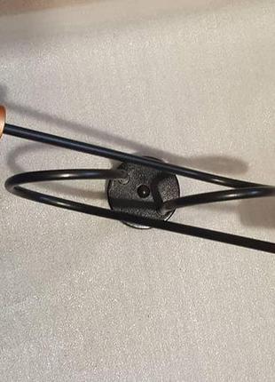 Люстра на дві лампи із бронзовим цоколем2 фото