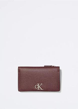 Новый кошелек calvin klein (ck minimal monogram wine tasting wallet) с америки