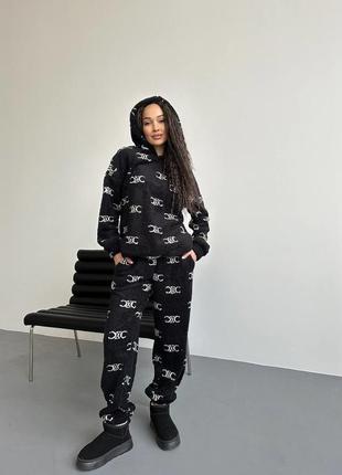 Классный женский костюм пижама тедди3 фото