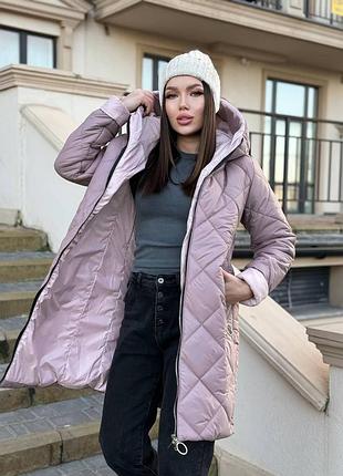 Жіночий верхній одяг, тепле жіноче пальто на зиму