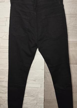Мужские черные джинсы new look super skinny stretch w32l328 фото