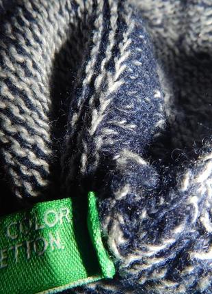 Кофта свитер из смесовой нити united colors of benetton p.l7 фото