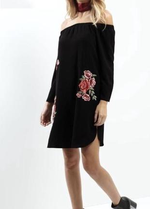 Платье с открытыми плечами cameo rose by new look2 фото