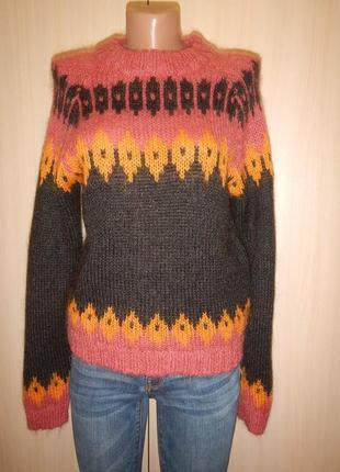 Мохерный свитер, кофта teddy’s р. м