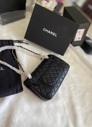 Шикарная кожаная сумочка chanel сумка жаске2 фото