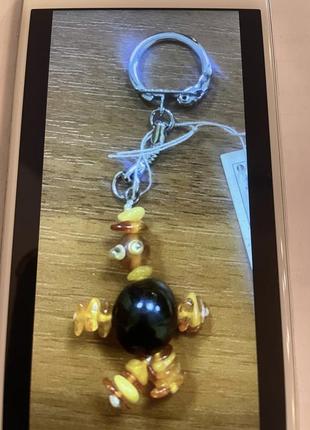 Брелок для ключей из янтаря