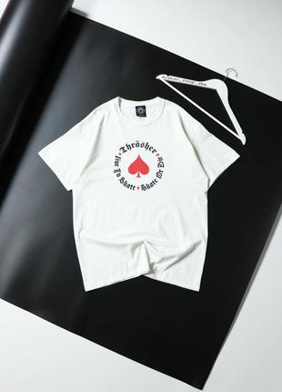 Футболка thrasher magazine “new oath”. оригінал. трешер піка y2k vintage supreme stussy ace sk8 goat flame logo skateboarding huf polar dime