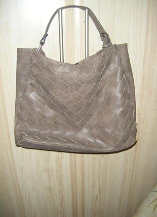 Велика плетена сумка