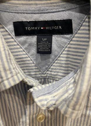 Tommy hilfiger тенниска рубашка в полоску хлопок2 фото