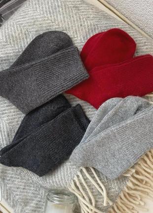 🧦теплі шерстяні високі носочки😍кольори:вишневий , світло сірий, графітовий , кофейно-сірий , і є ще чорний! (забула сфотографувати) шерсть + еластан2 фото