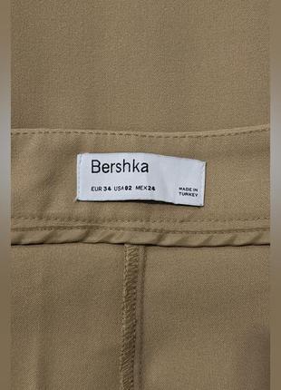 Брюки широкие с высокой посадкой bershka4 фото