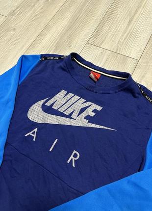 Свитшот nike air max nylon blue2 фото