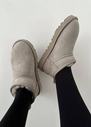 Жіночі уггі ugg ultra mini goat suede premium2 фото