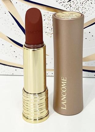 Помада для губ з матовим фінішем, lancome l’absolu rouge intimatte lipstick