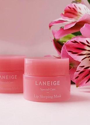 Маска для губ laneige good night sleeping care {тестер}6 фото