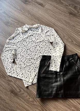 Гольф білий в сіточку xs-s-m, ckh