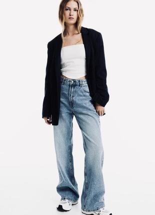 H&m широкі джинси wide leg