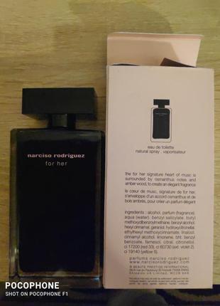 Narciso rodriguez for her туалетна вода (((оригінал3 фото