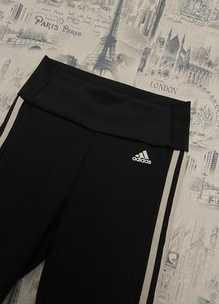 Adidas aeroready   женские компрессионные шорты/велосипедки7 фото