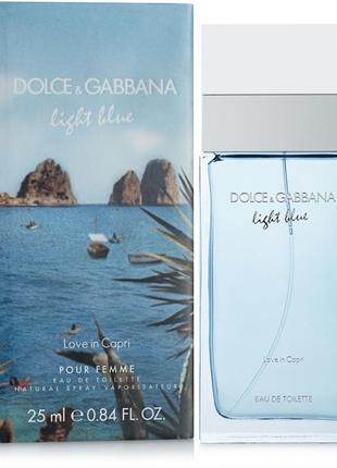 Dolce&gabbana light blue love in capri 100 ml tester