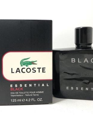 Мужская туалетная вода lacoste essential black  100 ml1 фото