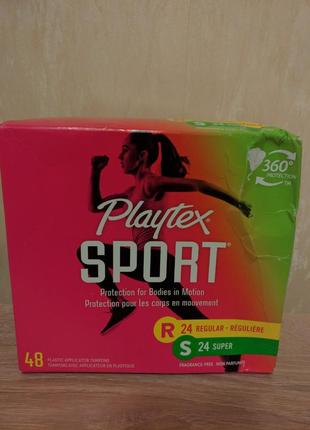 Тампоны playtex sport с аппликатором