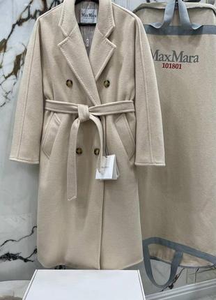 Роскошное брендовое пальто в стиле maxmara