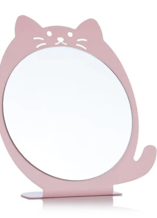 Зеркало настольное sovart розовое