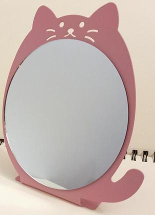 Зеркало настольное sovart розовое