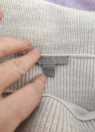 Cos светер з вовни з об'ємним та коротким рукавом р. s4 фото
