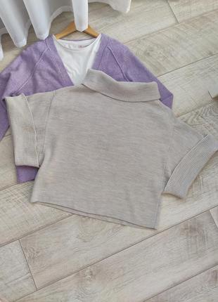 Cos светер з вовни з об'ємним та коротким рукавом р. s9 фото