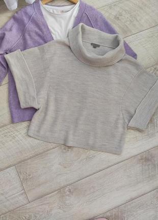 Cos светер з вовни з об'ємним та коротким рукавом р. s5 фото