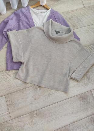 Cos светер з вовни з об'ємним та коротким рукавом р. s7 фото