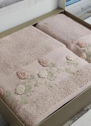 Подарочный набор полотенец полотенца для ванны2 фото