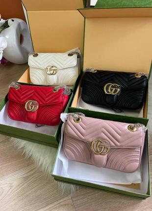 Шикарная кожаная сумка сумочка gucci