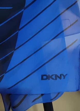 Шовковий шарф бренда dkny donna karan2 фото