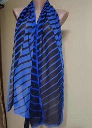 Шелковый шарф   бренда  dkny donna karan