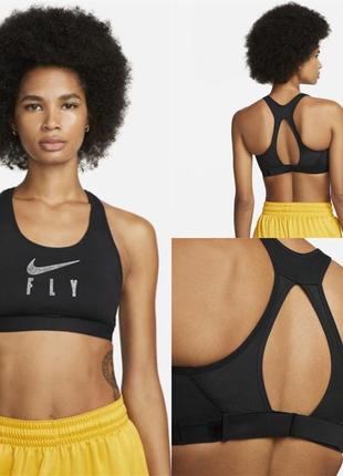 Топ nike dri-fit swoosh fly bra