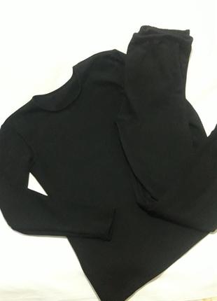 Бавовняний термокомплект на хутрі джемпер та кальсони чоловічий комплект кофта та штани на хутрі3 фото