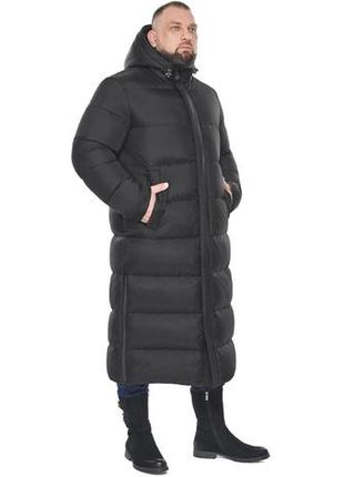 Повседневная мужская куртка большого размера в чёрном цвете модель 53300