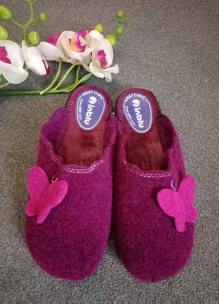 Легкие фетровые тапочки inblu