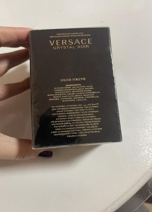 Парфюмированная вода versace crystal noir 30 мл оригинал5 фото