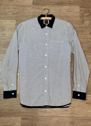 Сорочка чоловіча armani bag exchange ax оригінал в ідеальному стані без нюансів