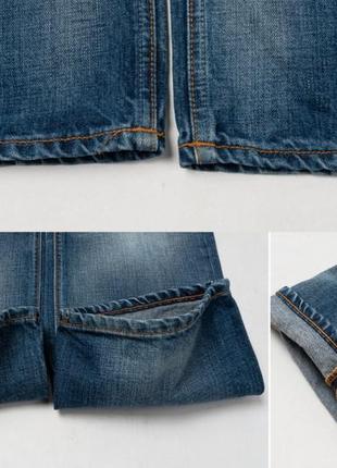 Nudie jeans average joe&nbsp;blue denim jeans мужские джинсы6 фото