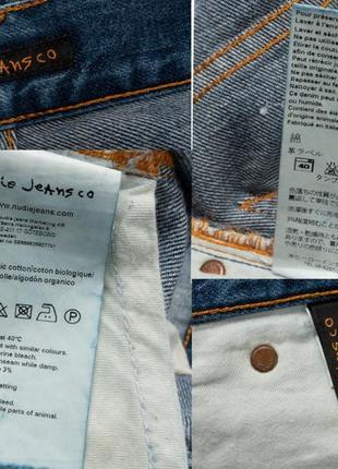 Nudie jeans average joe&nbsp;blue denim jeans мужские джинсы9 фото